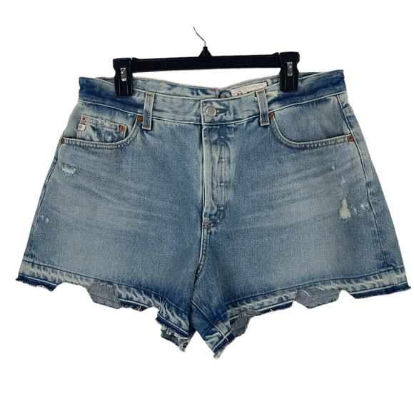 AG Adriano Goldschmeid shorts Alexxis cutoff denim - Picture 2 of 4